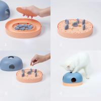 Juguete Interactivo para gatos , Juguetes Multiusos con Material Saludable, 3 Modos de Uso, Cultiva El Vínculo Entre Dueños y Gatos (Verde Oscuro) - details 3