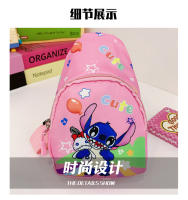Bolso De Pecho Para Niños Disney Stitch Bolso Cruzado De Moda Con Cierre De Cremallera Bolso De Almacenamiento Creativo Para Monedas Regalo Para Niños - details 14