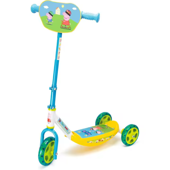Peppa Pig - Patinete de 3 Ruedas Metálico - Ruedas silenciosas - Adecuado a partir de 3 años - 1
