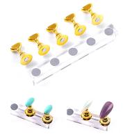 5pcs/Pack Soporte Magnético Para Uñas De Ajedrez En Oro Plata Y Rosa Oro Estante De Exhibición Para Gel Polvo Herramientas De Práctica - details 4