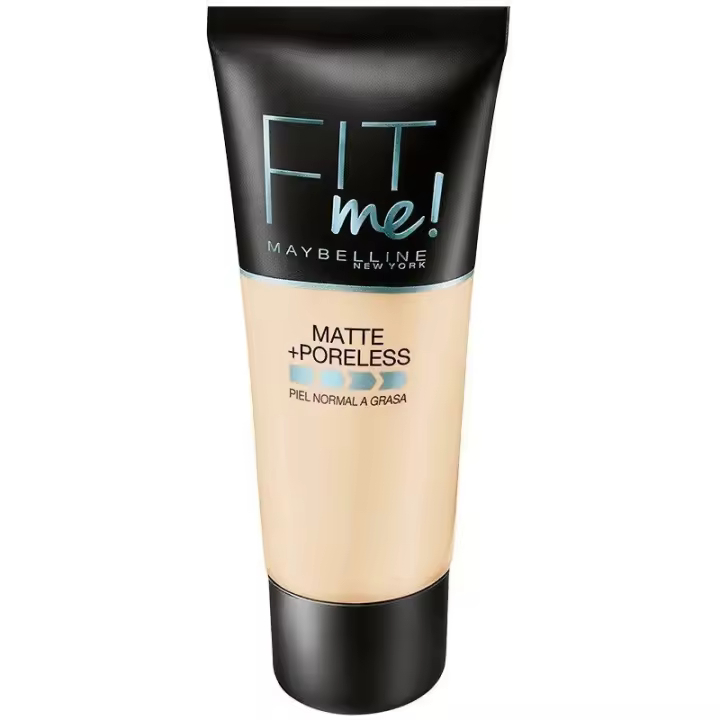 Base de Maquillaje Fit Me Matte Poreless: 100 Warm Ivory - Maybelline - 1
