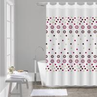 HMS Cortina de Baño Ducha 100 % Poliéster Hidrófuga y Secado Rápido con Trabillas – 140×180 / 180×200 cm - details 3