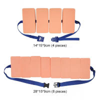 Cinturón De Flotación Ajustable Para Natación Ayuda En El Aprendizaje De Nadar Para Niños Tabla De Flotación Para Espalda Material Duradero Herramienta Deportiva Acuática - details 2