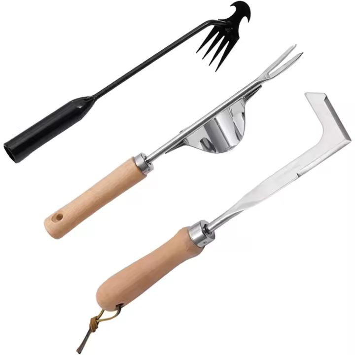 Juego de 3 piezas de deshierbe, extractor de Malas Hierbas, Cuchillo para Hierba, excavador de deshierbe - 1