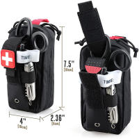 Kit De Primeros Auxilios Con Tourniquet Rescate Médico EDC Mochila Gasa Tijeras Molle Herramienta De Sobrevivencia Para Camping Y Senderismo - details 0