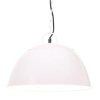 vidaXL Lámpara colgante vintage 25 W blanca redonda 41 cm E27 - details 1
