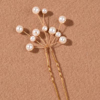 3PCS Accesorios De Peluca Para Boda Con Perlas Y Cucharas De Cabello Para Mujer Adornos De Cabeza Princesa Joyería De Fiesta Regalo - details 2