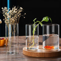 Vaso De Cristal Cilíndrico Para Flores Y Vela Transparente Soporte Para Hidroponía Decoración De Mesa Para Bodas Y Hogar - details 6