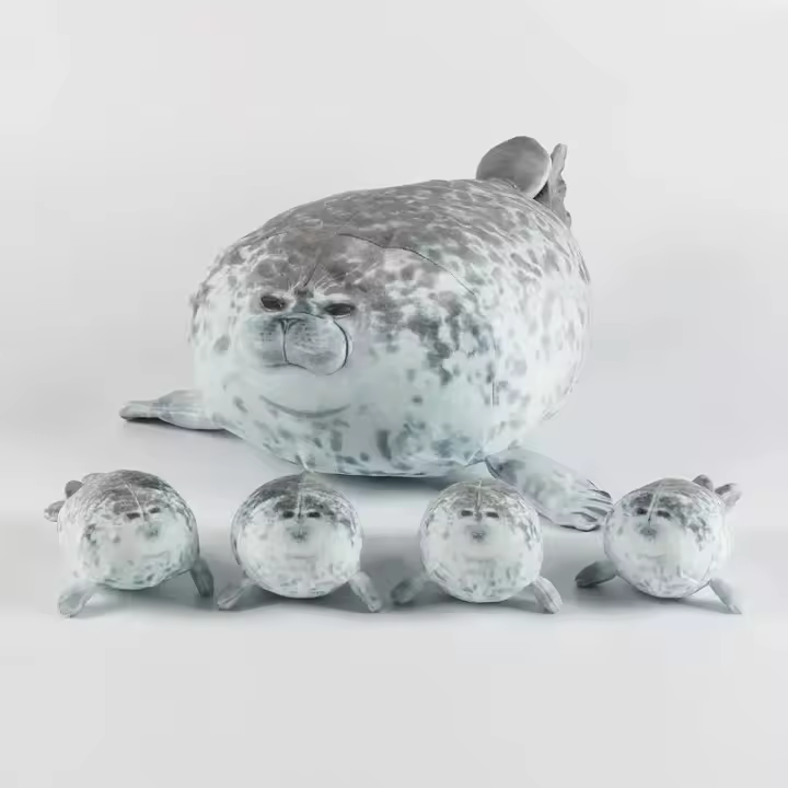 Juguete De Peluche Delfín Madre Y Hijo 40cm Caja De Cinco Piezas Para Niños Y Niñas Regalos De Navidad Y Halloween - 1