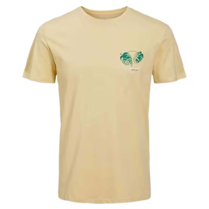 Camiseta de Manga Corta Jack&Jones  para hombre en color amarillo - 1
