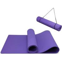 Estera de yoga Esteras de yoga antideslizantes gruesas para mujeres Hombres Esteras de ejercicio para gimnasio en casa con correa de transporte TPE Estera de entrenamiento ecológica para yoga Meditación Pilates 183x61x0,6 cm - details 3