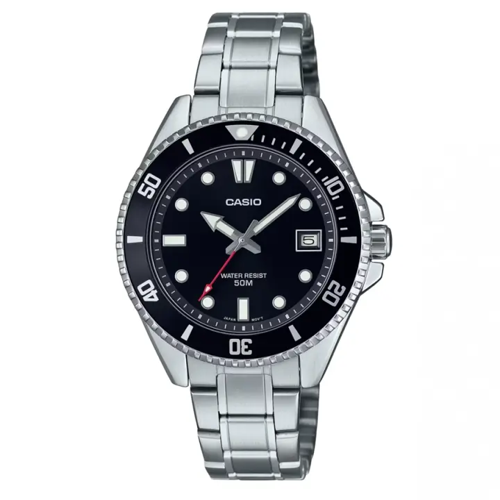 Reloj CASIO MDV-10D-1A1 Diver Style Unisex Correa de Acero - 1