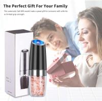 Molinillo Eléctrico automático para pimienta y sal, herramienta de cocina con luz LED, ajustable, sin aspereza,  para cocina, camping, picnic, Gadgets de cocina-Black Friday-regalo de Navidad - details 8