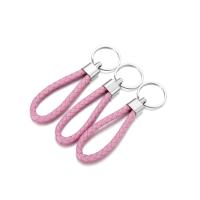 5Pcs Paquete Cuerda De Cuero Tejida Llavero Portátil Organizador De Lanyard Para Llaves De Coche Móvil Teléfono Accesorio - details 3