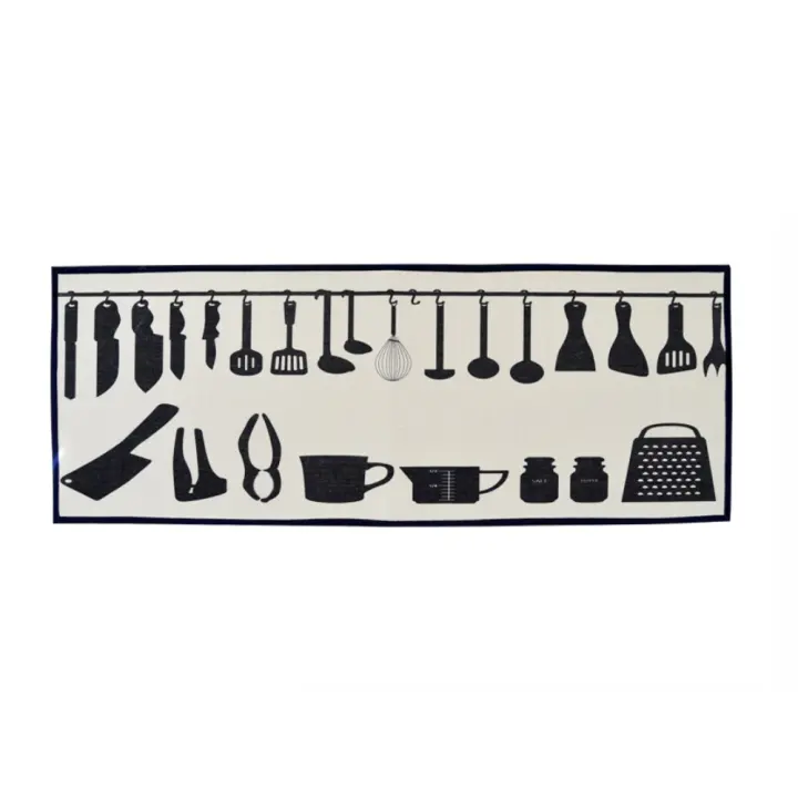 ALFOMBRA DE COCINA AMIKO MODELO BISTRO CON MEDIDA 120X45 CM. - 1