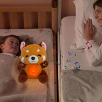 Peluche De Panda Rojo Con Respiración Rítmica Luz Y Música Juguetes Electrónicos Para Adultos Y Ansiedad 2024 Nuevo Estilo De Cuatro Modos - details 0