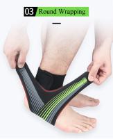 Calcetines de compresión para tobillo, para correr, baloncesto, deportes al aire libre, para hombre, mangas para pies y rodilleras. - details 3