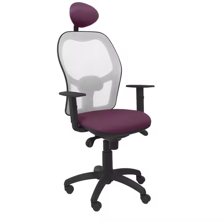Silla Ergonómica Piqueras Y Crespo con Malla Transpirable y Cabecero Fijo - 1