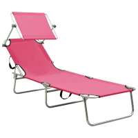 vidaXL Tumbona plegable con capota acero y tela Gris, Taupé, Azul Sillas de Exterior Ideal para jardín, playa, piscina, terraza Tumbona Piscina Tumbonas Playa Tumbonas Jardín Exterior - details 7