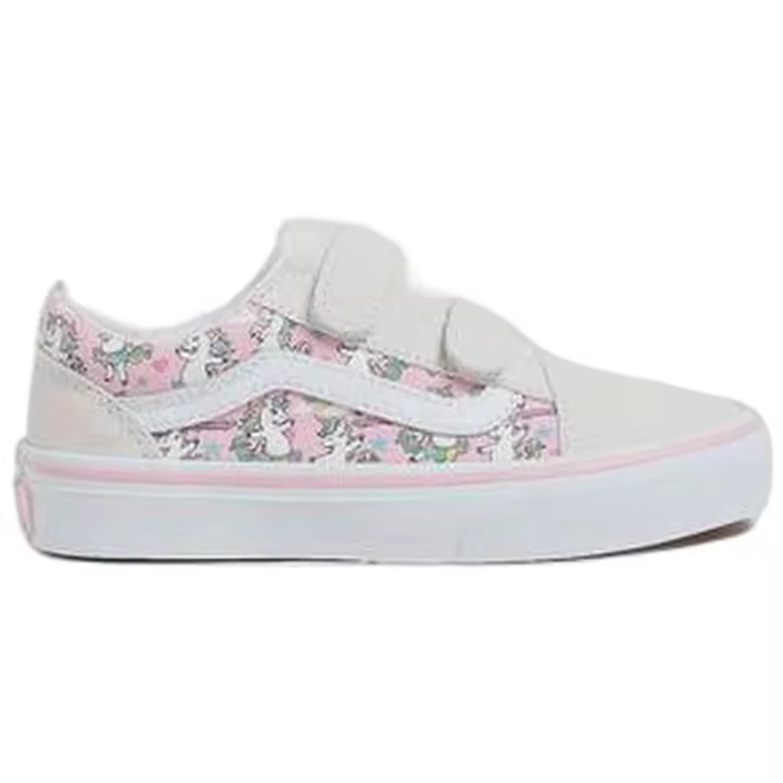 Zapatillas Vans Old Skool V para niñas en color beige - 1