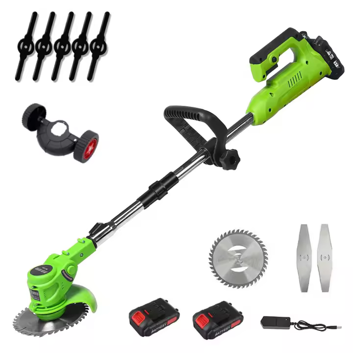 18000RPM Electric Lawn Mower 800W Cordless Grass Trimmer Length Adjustable Cutter Garden Tools With 10000mah Li-on Battery - 1