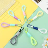 Lanyard De Malla En Colores Fluorescentes Correa De Teléfono Para Bolsos Hecha De Hilo Tejido Accesorios Para Pantalones Y Llaveros Unisex Tamaño Approx 16.5 Cm - details 7
