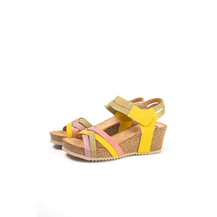 Lyla Wang Sandalias mujer de Cuña Multicolor y plataforma  para verano - 1