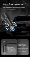 Adaptador De Carga Rápida PD 191W Para Coche Con LED Y Interruptor 3En1 USB Carretel De Encendedor De Coche Con Mostrador De Voltaje - details 7