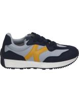 BUBBLE | Deportivas Bubble para niño – Zapatillas color Azul marino con gris - Zapatillas con cordones - Alta Calidad - Casual - Modelo P5000 - details 0