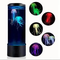 Lámpara De Medusa Joven 7 Colores LED Cambio De Color Para Decoración De Mesa De Dormitorio Luz Nocturna Del Océano Regalo De Cumpleaños Para Niños - details 9