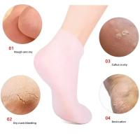 Calcetines De Spa De Silicona Con Gel Hidratante Y Exfoliante Protección Contra La Secedad Y La Piel Muerta Herramientas De Cuidado Del Pie - details 2