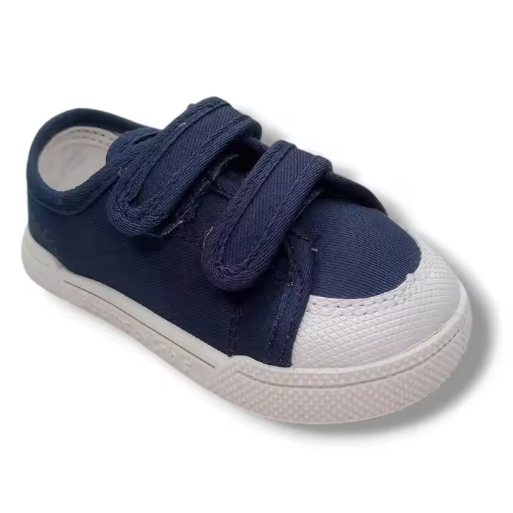 Blanditos by Crio's Zapatilla Lona Sneakers Niño COCO NAVY25V MARINO Respetuoso calzado niños Summer ROYALE CORDONETS - 1