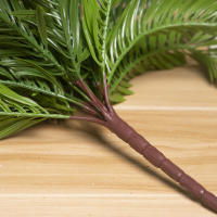 Árbol De Palma Artificial 45cm Con 18 Hojas Hojas De Monstera Tropicales Falsas Plantas Sago Cycas Para Decoración De Jardín Interior Y Exterior - details 4