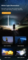 Linterna Frontal LED COB Recargable Portátil Con Clip De Gorra Multifuncional Mini Para Camping Emergencias Y Trabajo Al Aire Libre - details 11