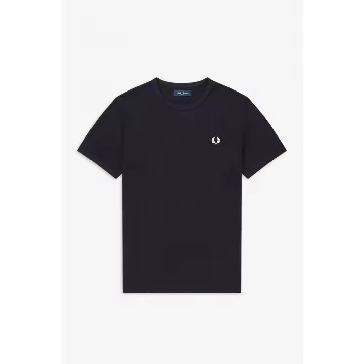Camiseta Fred Perry Ringer Azul | Diseño Deportivo - 1