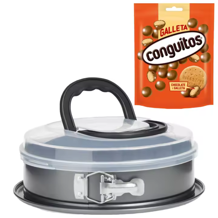 Pack repostería:CONGUITOS GALLETA LECHE DOYP 120G+molde extraíble - 1