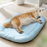 Cama De Verano Para Perro Y Gato Almohadilla De Descanso Para Pupusas Tamaño Pequeño Mediano Grande Seda Fría Matriz De Enfriamiento Para Mascotas - details 8
