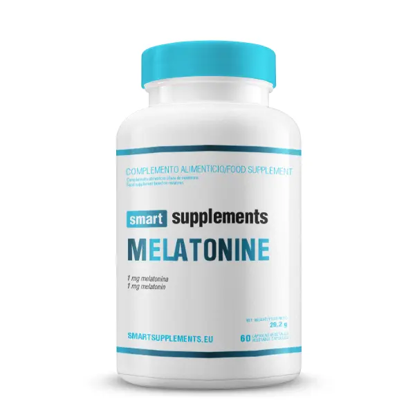 Melatonina 1mg - 60 Cápsulas Vegetales Smart Supplements - 1
