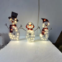 Luces LED De Payaso De Navidad Para Decoración De Jardín Y Exterior Lámpara De Neón De Figura De Navidad Para Hogar Y Vivero - details 5