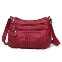 Bolso de hombre de las mujeres con la Cremallera de cuero de la PU - details 1