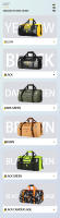 Bolsa Seca Para Motocicleta 40L 66L Impermeable Bolsa De Viaje Para Asiento Trasero De Motocicleta Bolsa De Mano Deportiva De PVC Para Exterior - details 8