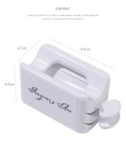 Caja Portátil Francesa Para Recuperación De Polvo De Uñas Con Contenedor De Residuos Y Almacenamiento De Caviar Y Secuencias En Blanco - details 2
