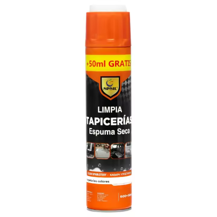 LILI HOME Limpiador de Tapicería - 650 Ml con Tapón de Cepillo Diseñado para eliminar manchas y suciedad de manera eficiente, devolviendo la limpieza a tus asientos y alfombras. Ideal para usar en una variedad de tapicerías, incluyendo asientos de auto - 1