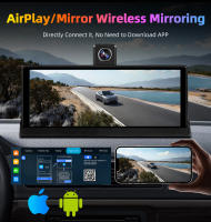 Cámara De Coche JMCQ 10.26" 4K Con Wireless Carplay Y Android Auto Lente Giratoria DVR De Doble Lente Grabadora De Video AI Con Visor Rearm Mirador - details 9