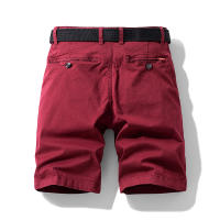 Shorts Casuales Para Hombres Algodón Puro Estilo Recto Moda Verano Pantalones Deportivos Trabajo Cinco Puntos Caballo - details 10
