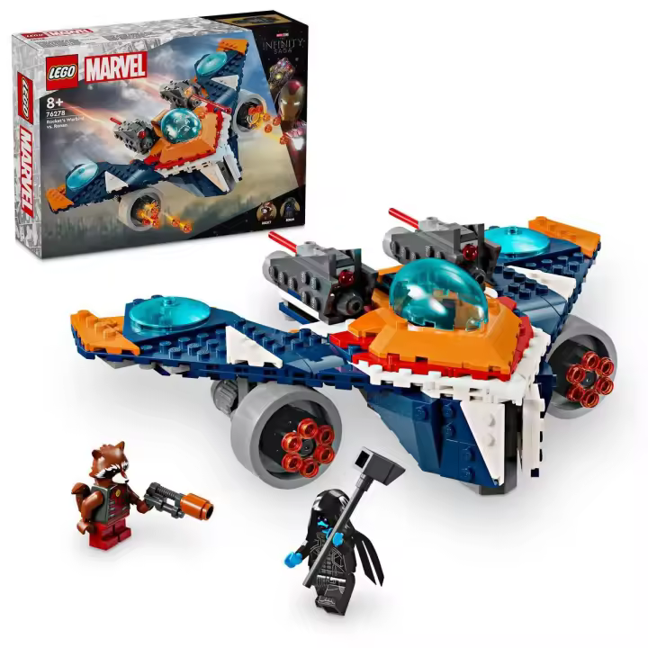 LEGO® Marvel Warbird de Rocket vs. Ronan Nave espacial de juguete construible 76278 - 1