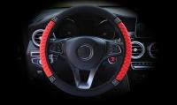 Cubierta De Volante De Coche Suave Con Trenzado Para 37-38 CM Antideslizante Con Anillo Interior Accesorio De Estilo Para Volante - details 0