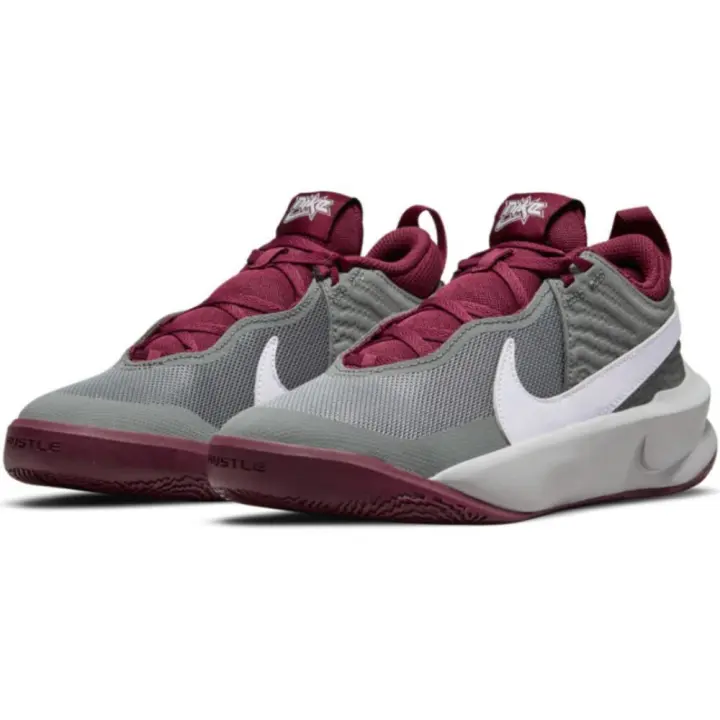 Zapatillas Nike Team Hustle D10 Gris Violeta Gs Cw6735-007 - 1