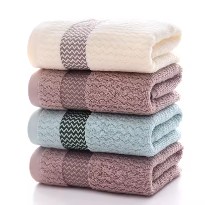 Toalla De Algodón Pura Gruesa Y Absorbente Para Baño Tamaño Grande Toalla De Rostro Suave Y Secado Rápido - 1