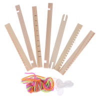 Trenzadora De Madera Para Tejer Manual DIY Juguete Educativo Para Niños Máquina De Tejer Para Hacer Yarn Artesanía - details 6